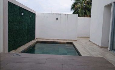 CASA AMUEBLADA EN RENTA EN JIUTEPEC EN PRIVADA CON ALBERCA PROPIA