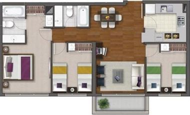 San Juan/Capitán Prat - Departamento - Venta