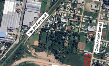 LOTES A LA VENTA EN CALLE BONELL (ZONA CERCANA AL PARQUE INDUSTRIAL)