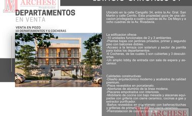 Departamentos en venta en pozo en Ramos Mejía
