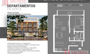 Departamentos en venta en pozo en Ramos Mejía