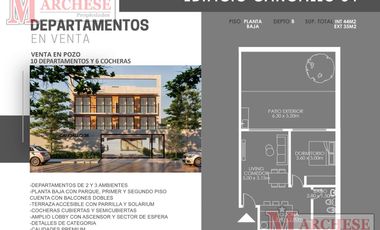Departamentos en venta en pozo en Ramos Mejía