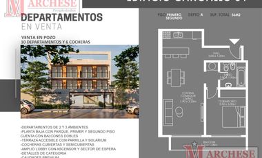 Departamentos en venta en pozo en Ramos Mejía