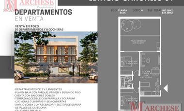 Departamentos en venta en pozo en Ramos Mejía