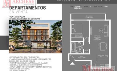 Departamentos en venta en pozo en Ramos Mejía