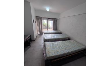 Departamento 3 amb con dependencia y patio. Zona Stella Maris