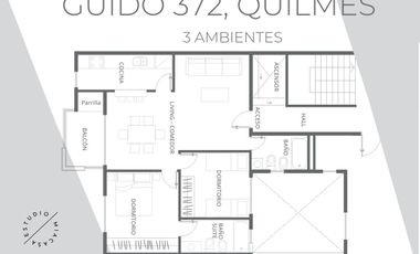 Venta Departamento 3 ambientes Quilmes a estrenar ¡OPORTUNIDAD!