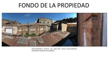 6 locales | 1.254 m2 terreno a pasos Av. Argentina, Metro barón