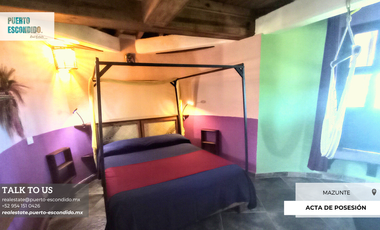 Encantadora Propiedad Boutique en Mazunte