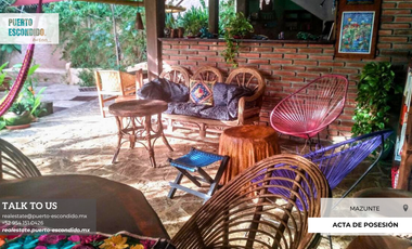 Encantadora Propiedad Boutique en Mazunte