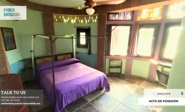 Encantadora Propiedad Boutique en Mazunte