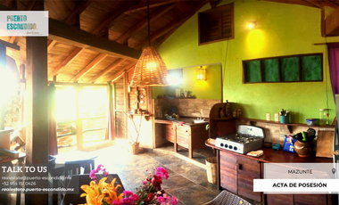 Encantadora Propiedad Boutique en Mazunte