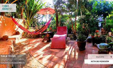 Encantadora Propiedad Boutique en Mazunte