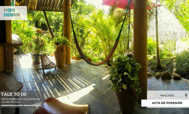 Encantadora Propiedad Boutique en Mazunte