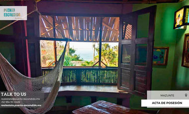 Encantadora Propiedad Boutique en Mazunte