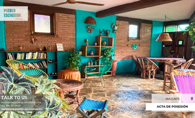 Encantadora Propiedad Boutique en Mazunte