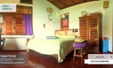 Encantadora Propiedad Boutique en Mazunte