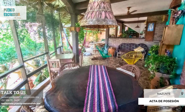 Encantadora Propiedad Boutique en Mazunte