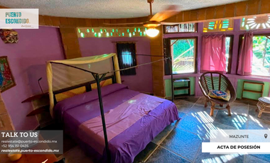 Encantadora Propiedad Boutique en Mazunte