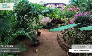 Encantadora Propiedad Boutique en Mazunte