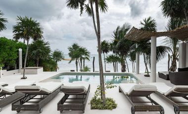 Casa frente al mar cerca de Tulum.