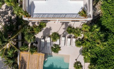Casa frente al mar cerca de Tulum.