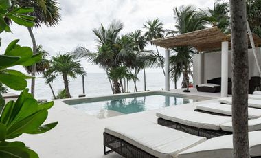 Casa frente al mar cerca de Tulum.
