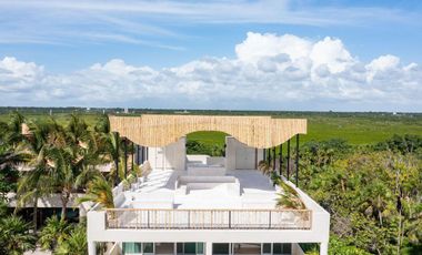 Casa frente al mar cerca de Tulum.
