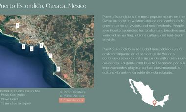 PREVENTA DEPARTAMENTOS  EN LA BARRA PUERTO ESCONDIDO, OAXACA PROYECTO 