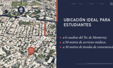 DEPARTAMENTO EN VENTA zona tec COLONIA MEXICO MONTERREY