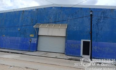 Renta de Bodega de 900 m2 en Av. Quevedo, Col. Guadalupe Victoria, Coatzacoalcos, Ver.