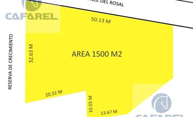 Terreno de 1500 m2 en SAN MIGUEL DE ALLENDE (VG)