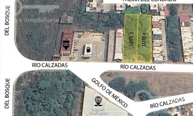 Renta de Terreno Comercial con 1,702 m2 en Avenida Rio Calzadas, Fracc. Santa Isabel, Coatzacoalcos, Ver.