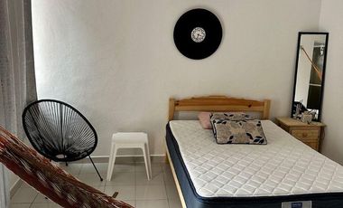 RENTA RECAMARA PLAYA DEL CARMEN CENTRO ESTUDIO CASA ROOMIES