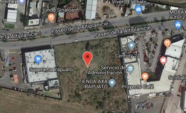 RENTA TERRENOS COMERCIALES EN LA MEJOR UBICACIÓN DE IRAPUATO