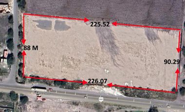 OPORTUNIDAD! Terreno en RENTA 20,000 m2 ubicado frente a la CARRETERA 500 (BR)
