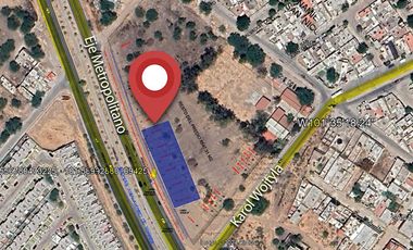 Terreno en Renta Eje Metropolitano, 2,313 m²