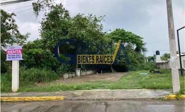 TERRENO EN RENTA SOBRE BOULEVARD A LA PLAYA