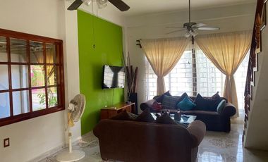 Renta de casa amueblada en calle Malpica, Col. Benito Juárez Norte, Coatzacoalcos, Ver.