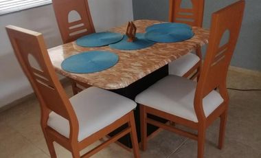 Departamento Amueblado en Fco. Mujica, Col. Puerto México