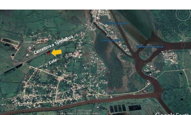 TERRENO EN VENTA EN TAMIAHUA EN COL. ESTERO DE MILPAS