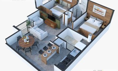 DEPARTAMENTO NUEVO EN VENTA, VALLE DEL SOL, PACHUCA, HGO.