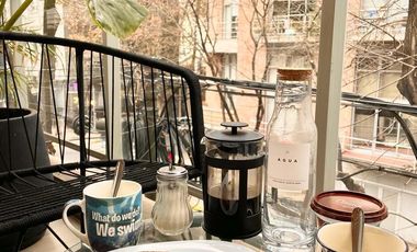 Departamento monoambiente con balcón en alquiler - Palermo Hollywood