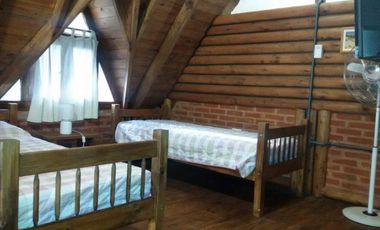 Cabaña rustica pax/6 alquiler temporario 2025