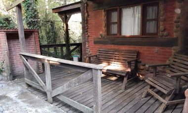 Cabaña rustica pax/6 alquiler temporario 2025