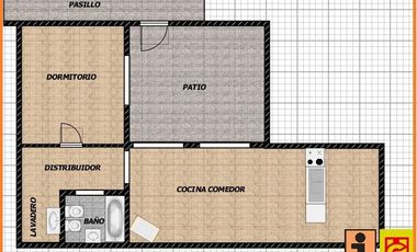 Departamento Tipo Casa en venta en Monte Chingolo