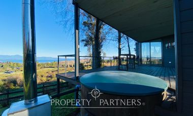 Casa con vista y acceso al Lago Ranco