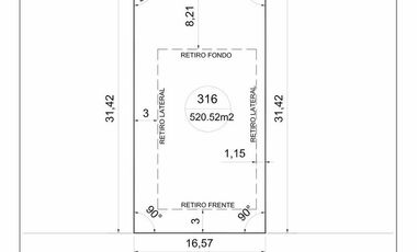 Terreno en venta - 520.52mts2 - Santa Sofía, Pilar Del Este