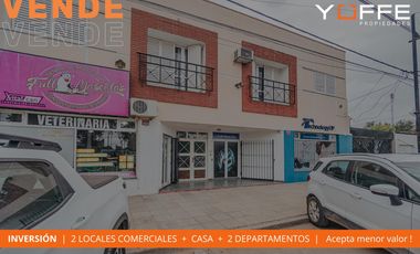 Casa + 2 Locales +  2 departamentos