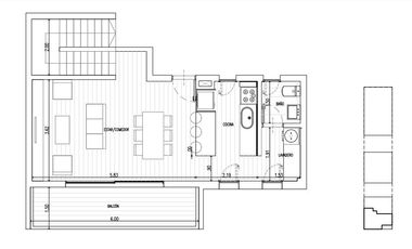 Departamento 3 ambientes a la venta en lujan centro Guemes 571